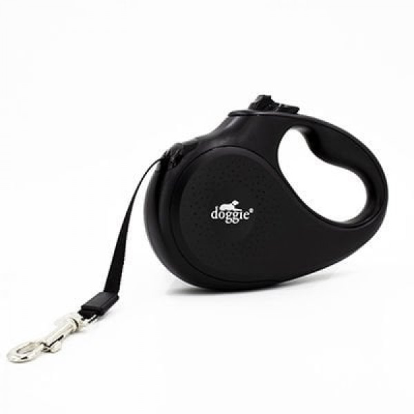 Doggie XS Otomatik Tasma Master Seri Black | Otomatik Köpek Tasması